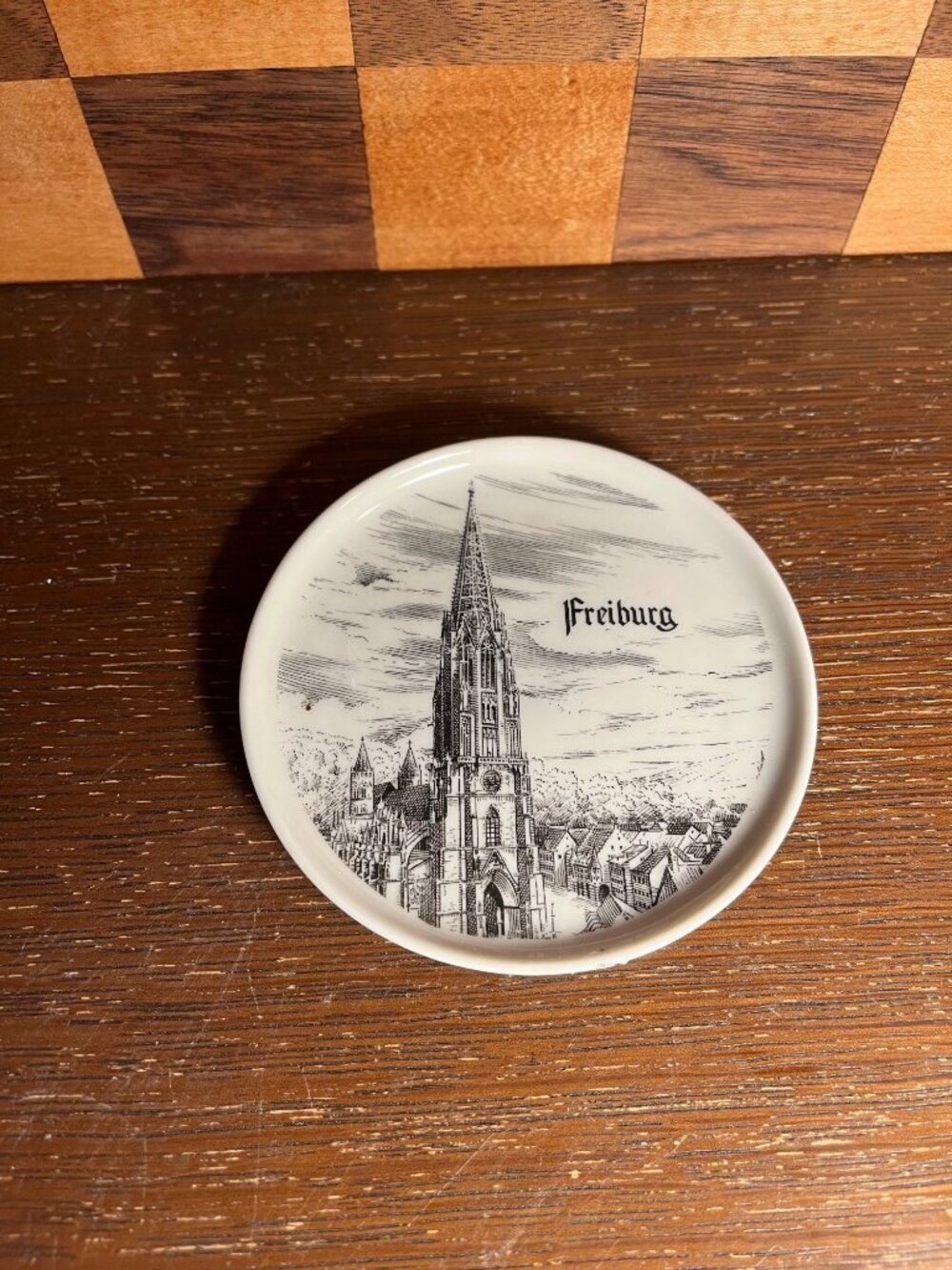 Small Freiburg Porcelain Plate A1126